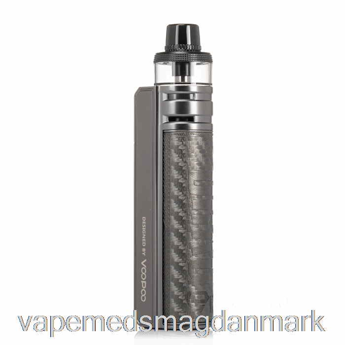 Vape Uden Nikotin Voopoo Drag H80s Pod Mod Kit Grå Kulfiber